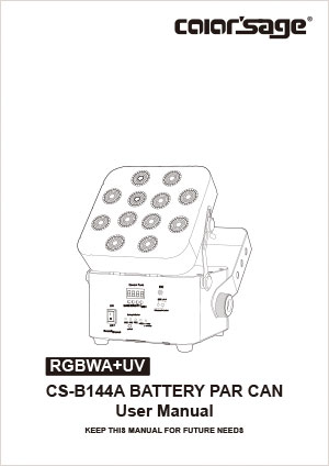 CS-B144A-6-in-1-BATTERY-PAR-CAN-User-Manual